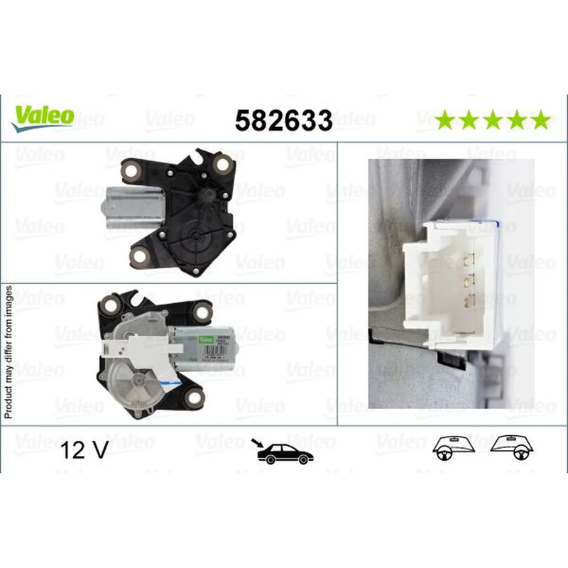 Valeo Front/Rear Wiper Motor Rear 582633