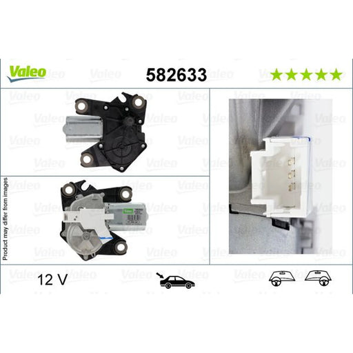 Valeo Front/Rear Wiper Motor Rear 582633