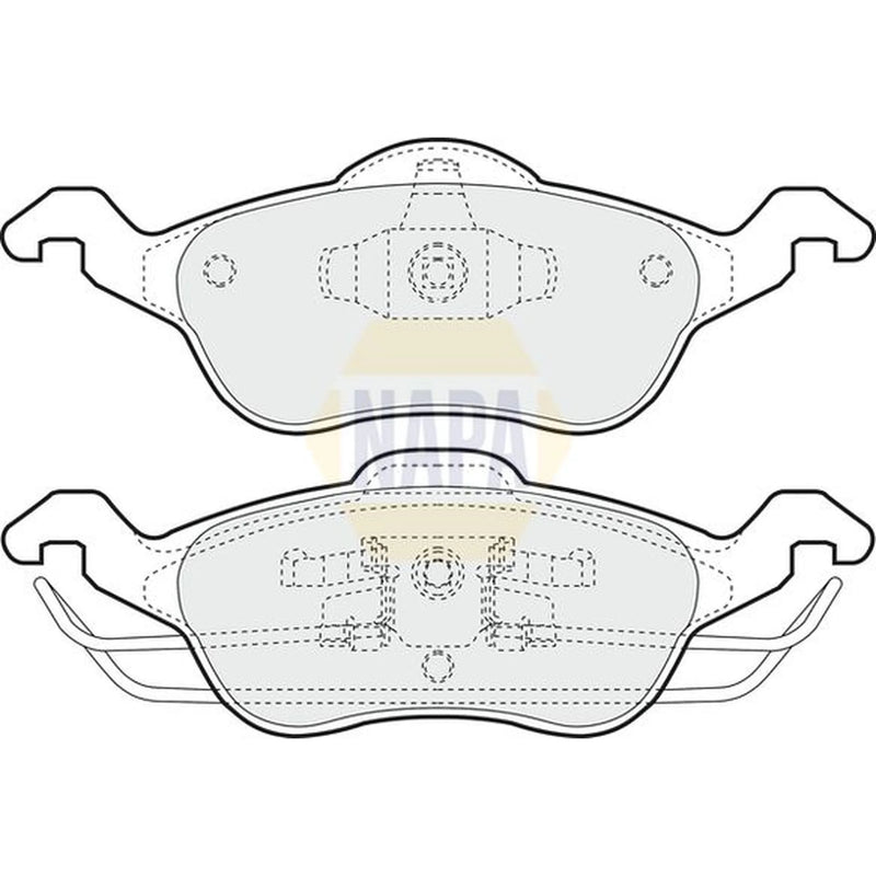 NAPA Front Brake Pad Set NBP1006