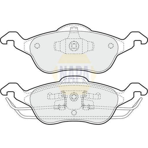 NAPA Front Brake Pad Set NBP1006