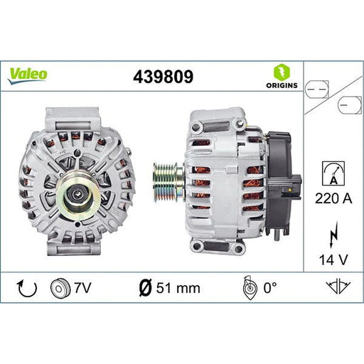Valeo Car Alternator 12V 439809
