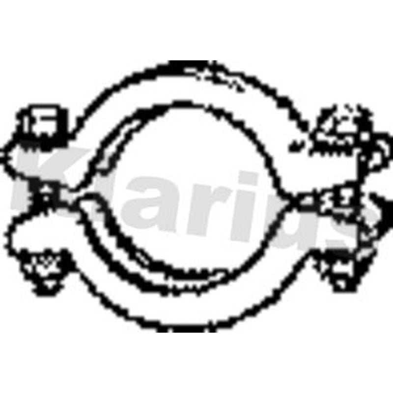 Klarius Exhaust System Clamping Piece OD ID 70mm Wide FTP9AT