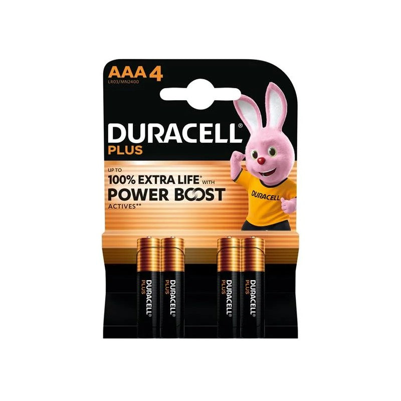 Duracell Plus Power + Power Boost AAA x 4 S30947 - S30947