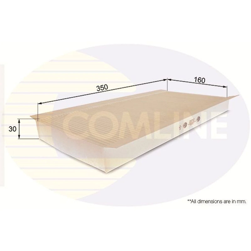 Comline Cabin Air Filter (Pollen Filter) EKF113