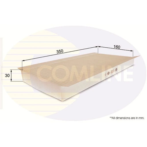 Comline Cabin Air Filter (Pollen Filter) EKF113