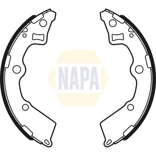 NAPA Brake Shoe Set Axle Kit NBS1064