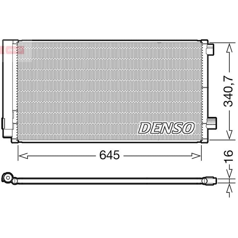 Denso Air Conditioning Condenser DCN06020