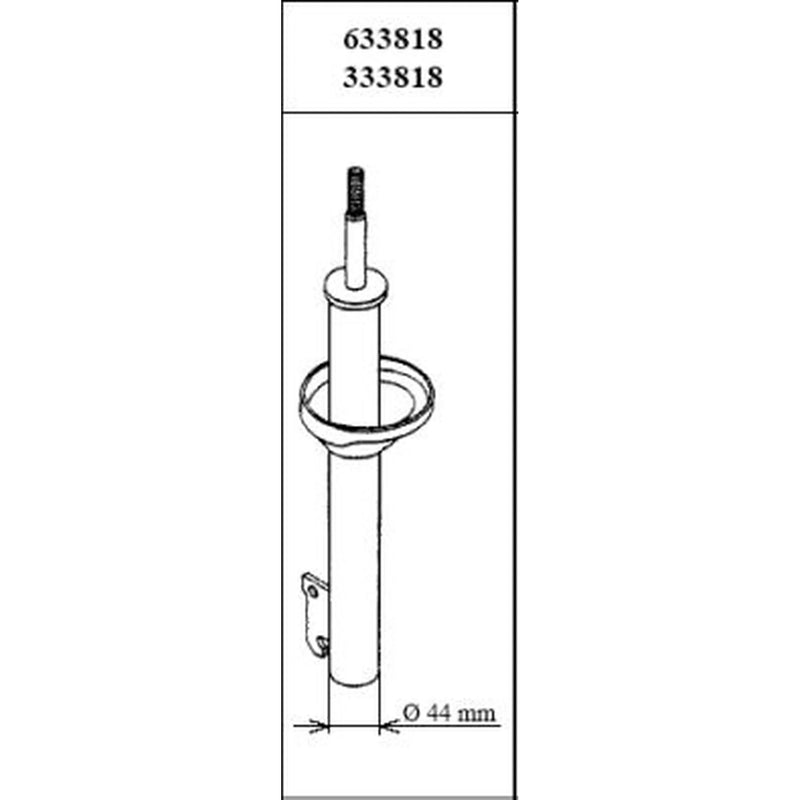 KYB Shock Absorber Damper Strut Front 333818