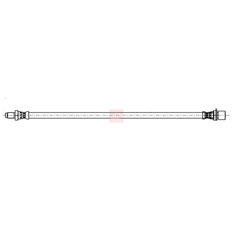 Apec Brake Hydraulic Hose Line Rear HOS4493