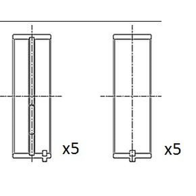 FAI Main Bearing Set 52mm BM1007-STD