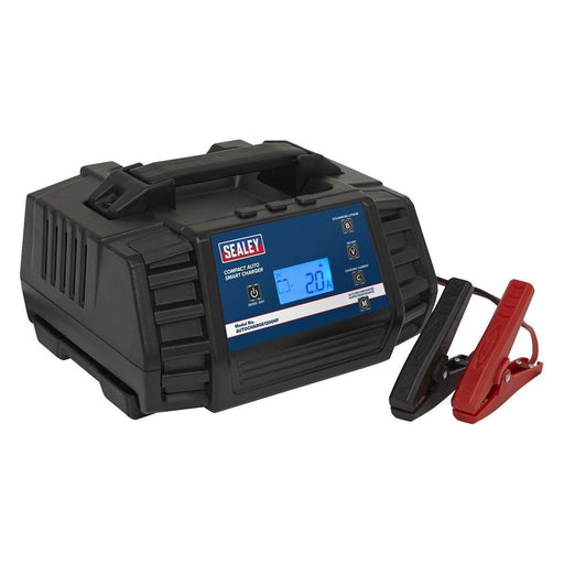 Sealey Compact Auto Smart Charger & Maintainer 12A 12/24V AUTOCHARGE1200HF Sealey  - Town Parts