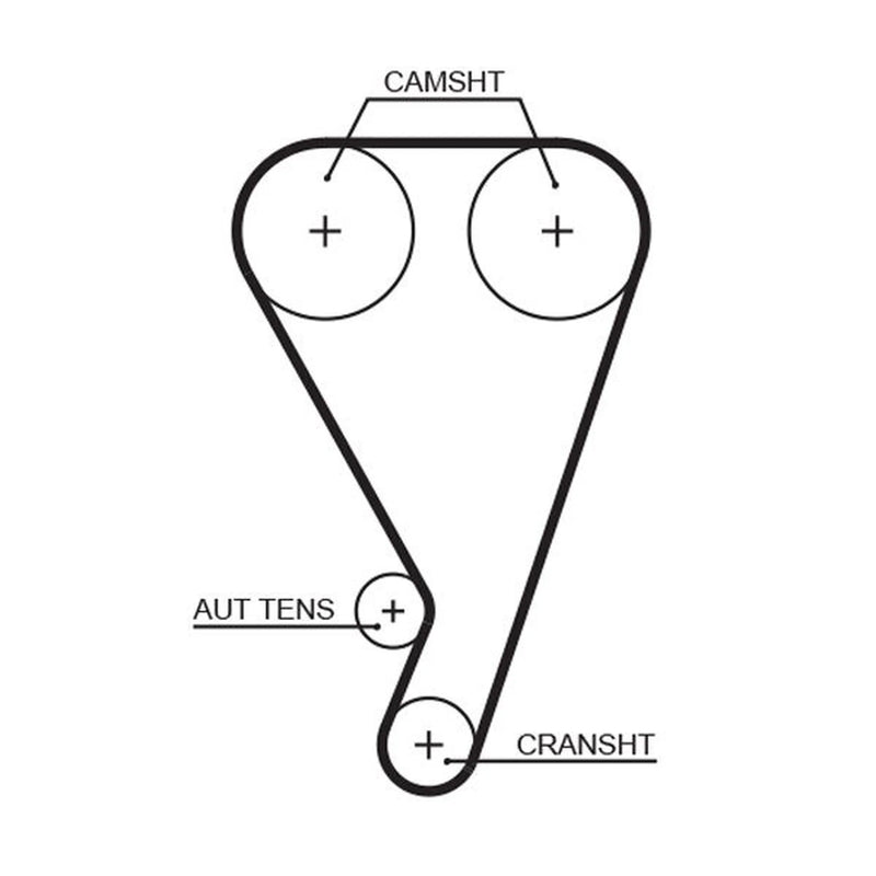 Gates Timing Belt Cambelt 137 Teeth T923