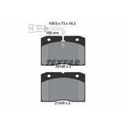 Textar Front Brake Pad Set 2914001
