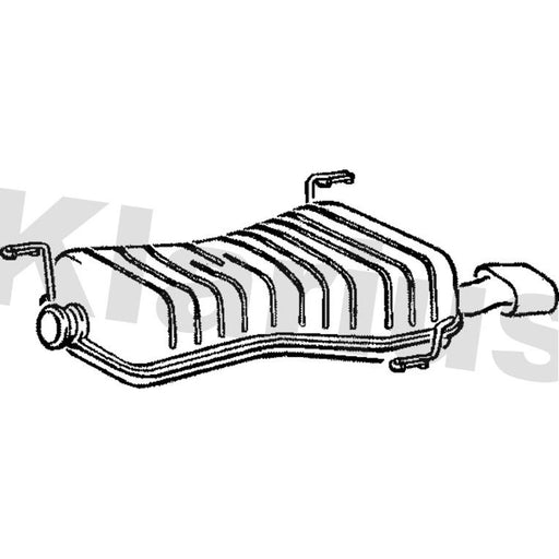 Klarius Box With Tail Pipe Rear PG467K