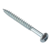 ForgeFix General Purpose Pozi Compatible Screw Round Head TT ZP 1.1/2in x 10 Box
