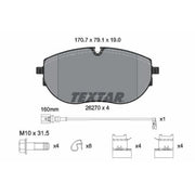 Textar Front Brake Pad Set 2627001