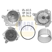 NAPA Engine Cooling Water Pump NWP1487