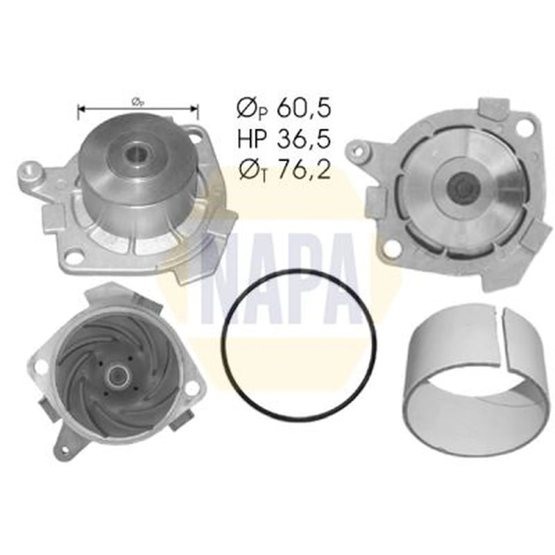NAPA Engine Cooling Water Pump NWP1487