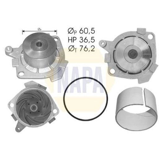 NAPA Engine Cooling Water Pump NWP1487