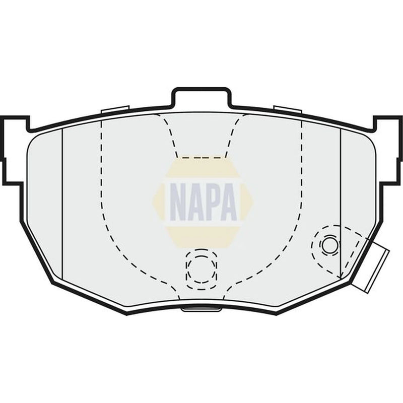 NAPA Rear Brake Pad Set NBP1811