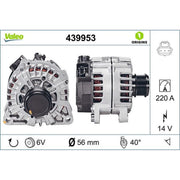 Valeo Car Alternator 12V 439953