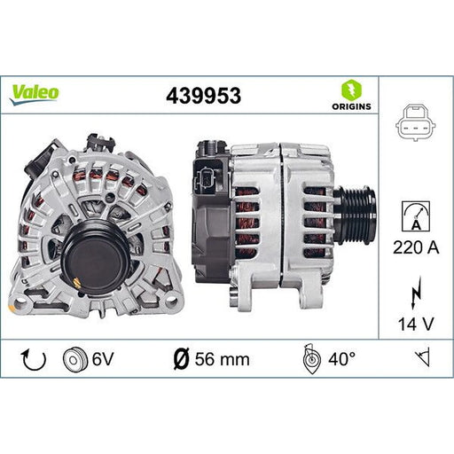 Valeo Car Alternator 12V 439953