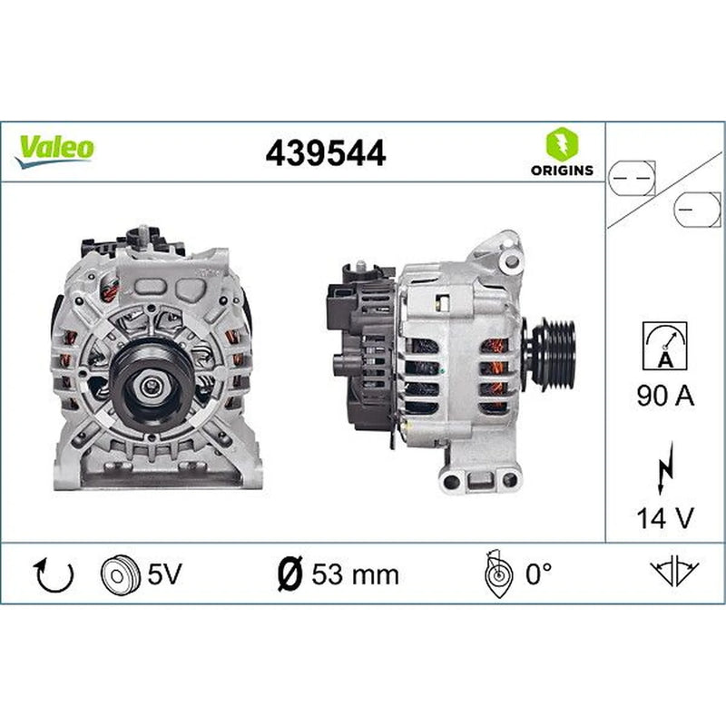 Valeo Car Alternator 12V 439544