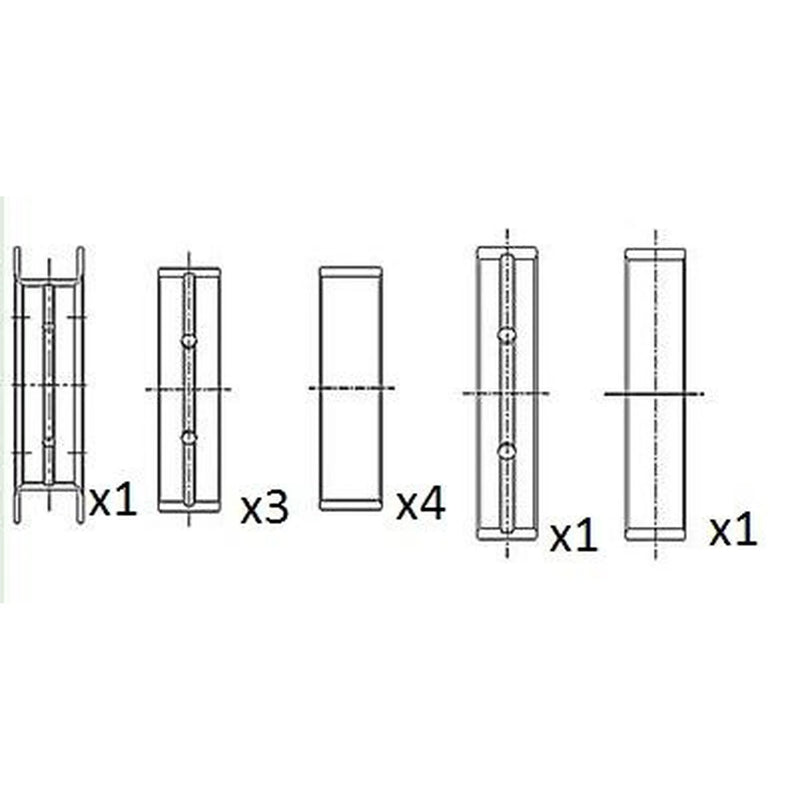 FAI Main Bearing Set 69.5mm BM1020-050
