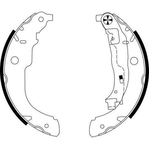 Textar Brake Shoe Set Axle Kit 91067200