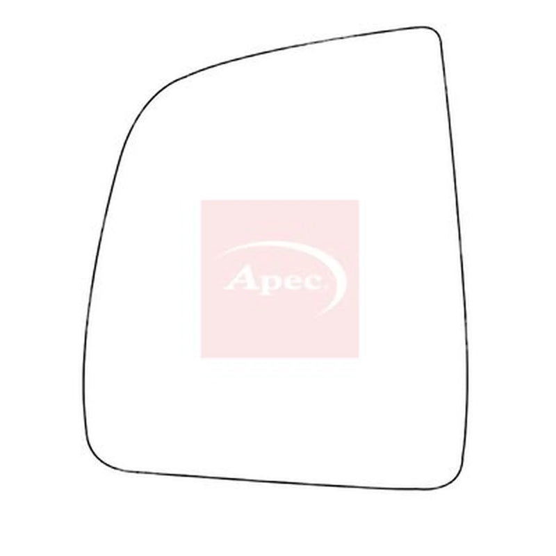 Apec Exterior Wing Mirror Glass Left AMS2227
