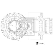 Febi Wheel Hub Stud 176342