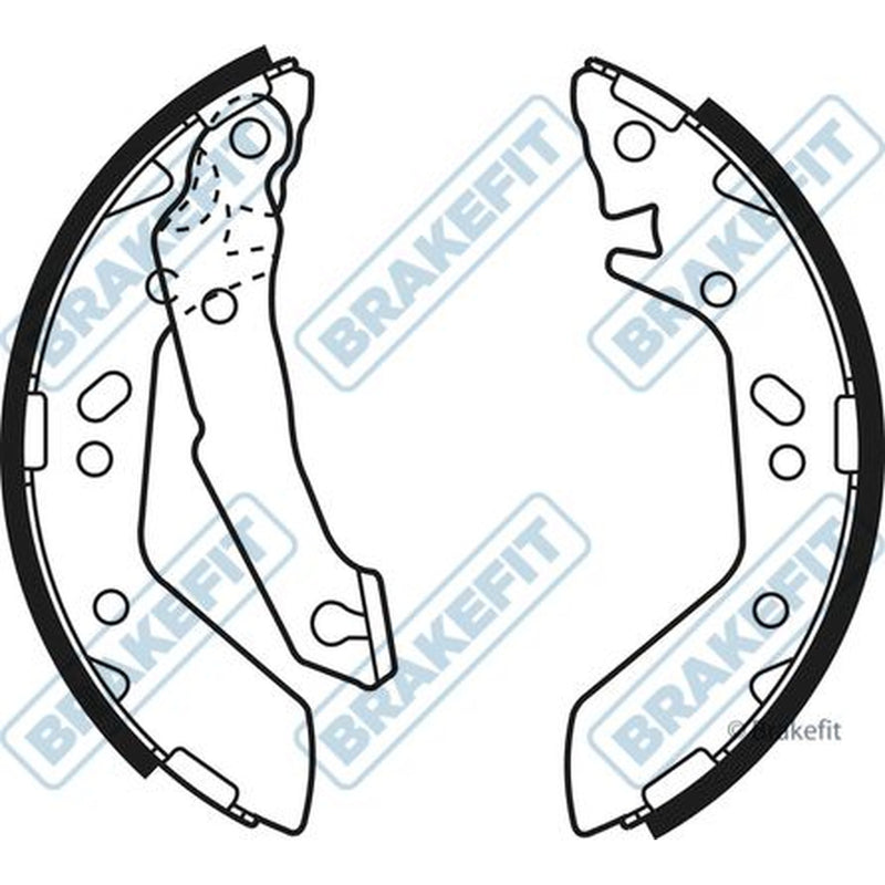 Apec Brake Shoe Set Axle Kit BSH1109