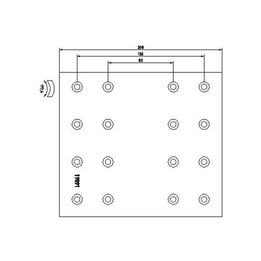 DON Don Cv Brake Lining Set DF32331S7203