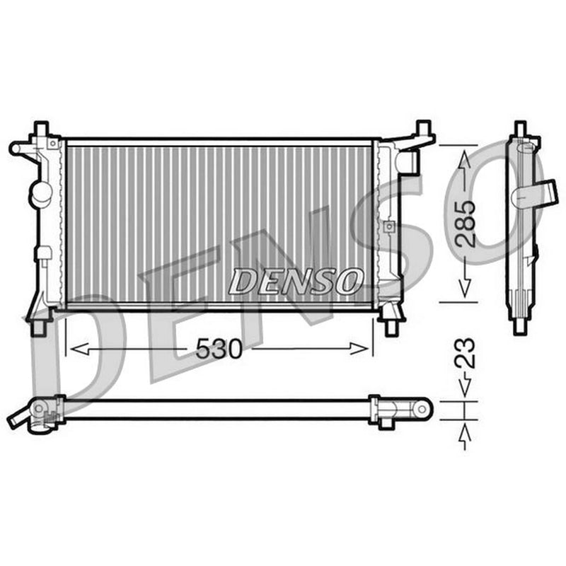 Denso Engine Radiator DRM20037