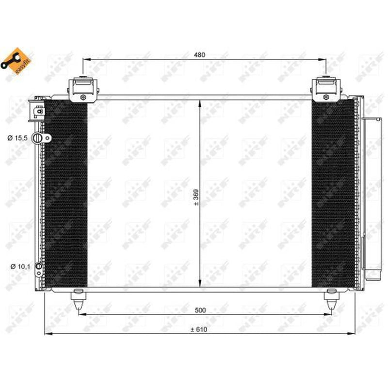 NRF Air Conditioning Condenser 35592