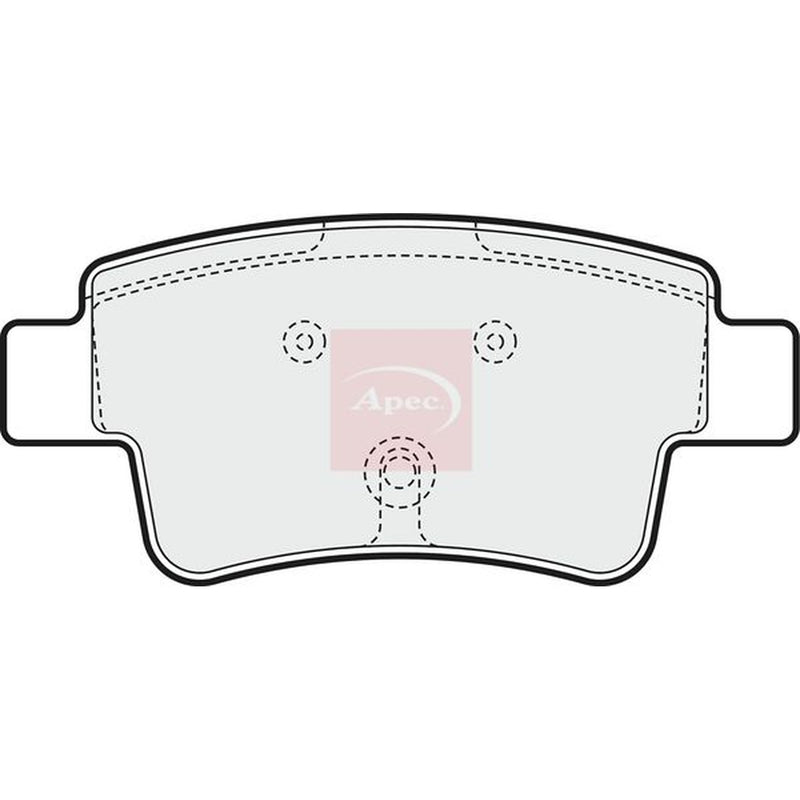 Apec Rear Brake Pad Set PAD1559