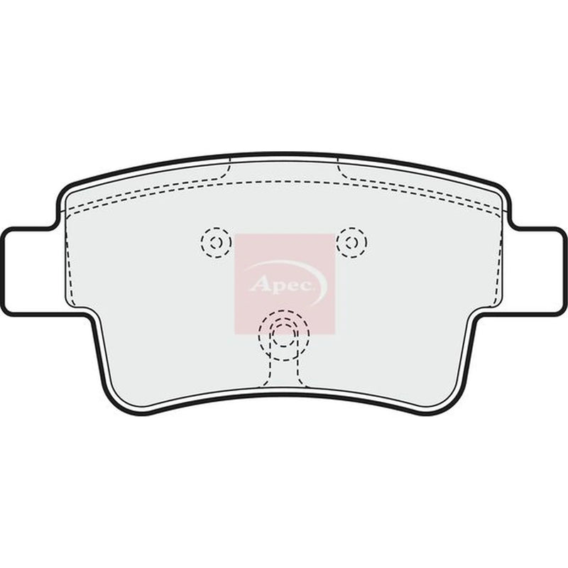 Apec Rear Brake Pad Set PAD1559