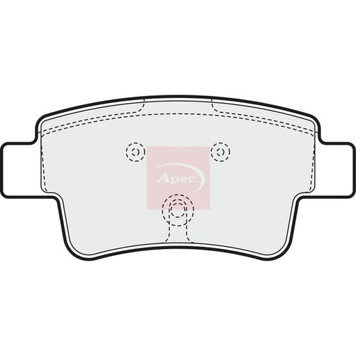 Apec Rear Brake Pad Set PAD1559