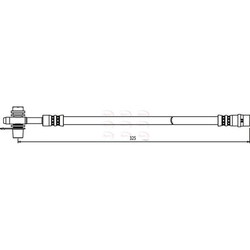 Apec Brake Hydraulic Hose Line Rear HOS3611