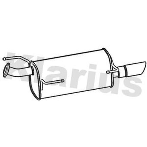 Klarius Box With Tail Pipe Rear DN768D