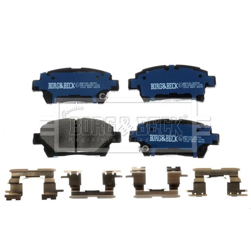 Borg & Beck 4 x Front Brake Pad Set BBP2100