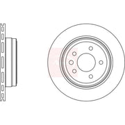 Apec 2 x Vented Rear Brake Discs DSK969