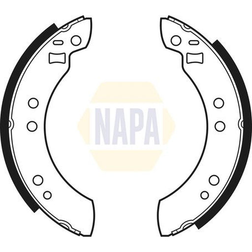 NAPA Brake Shoe Set Axle Kit NBS1003