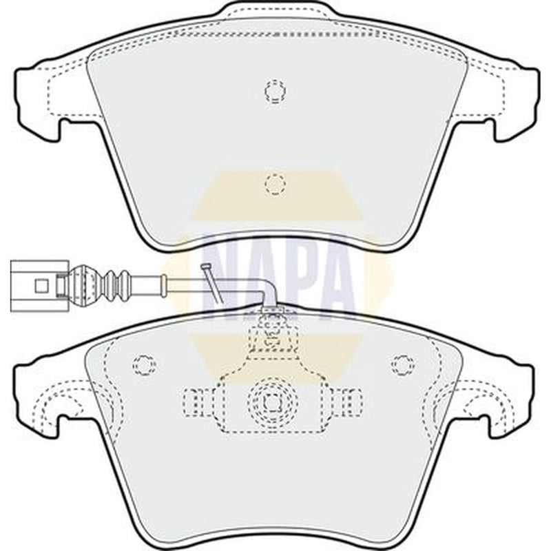 NAPA Front Brake Pad Set NBP1312