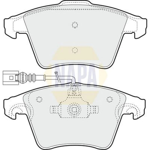 NAPA Front Brake Pad Set NBP1312