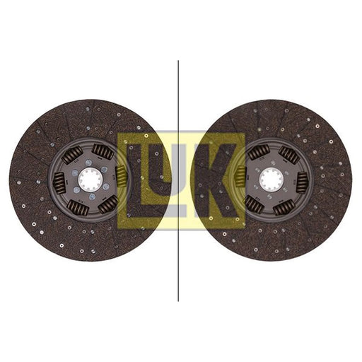 LuK Clutch Friction Disc Plate 10 Splines 338015510