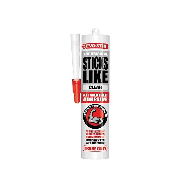 Evo-Stik Sticks Like Adhesive Clear 290ml - 30614756