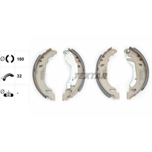 Textar Brake Shoe Set Axle Kit 91049100