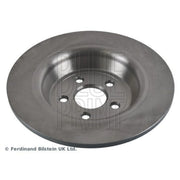 Blue Print 2 x Solid Rear Brake Discs ADF124375
