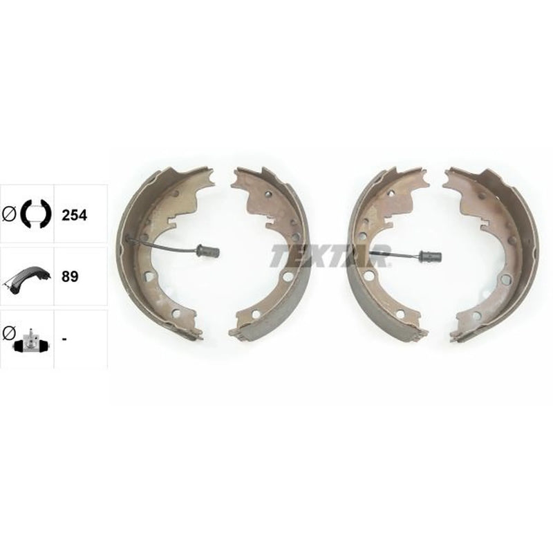 Textar Brake Shoe Set Axle Kit 91051800